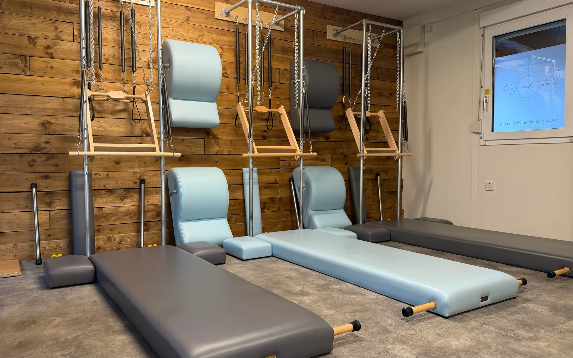 The classical Pilates studio at Pilates From Within, Haslemere